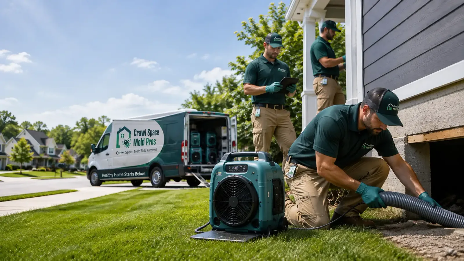 Crawl Space Mold Removal in La Grange, AR